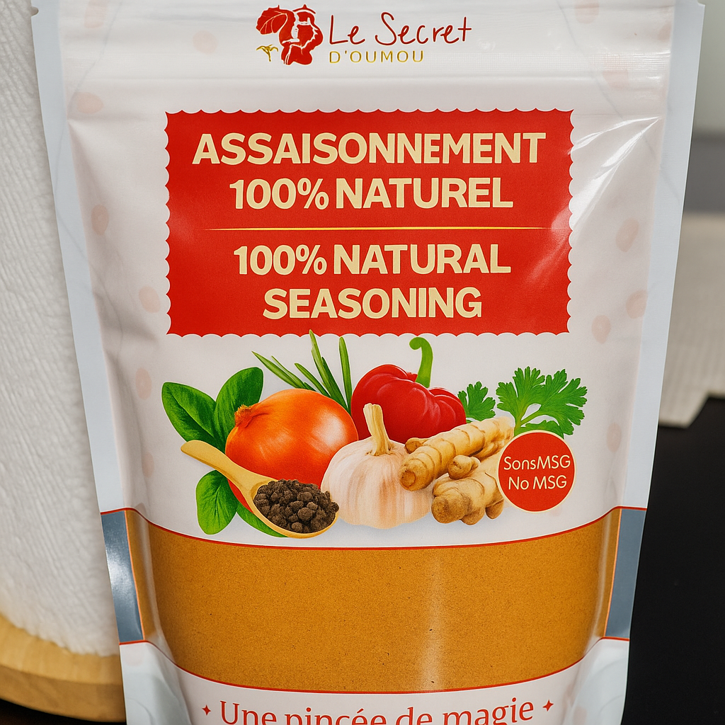Assaisonnement 100 % naturel 250 g - Le Secret d'Oumou